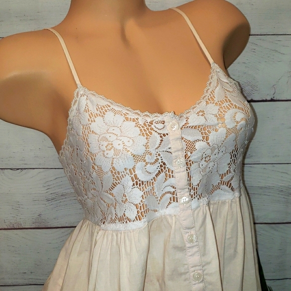 Vintage Victoria's Secret Gold Label Babydoll Nightie lace S - Picture 3 of 9